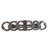 Chanel Hairclip barrette metal silver with chain Silvery  ref.17454