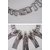 Collana Mawi 'Flapper Fringe' Metallico - vista 3