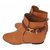 Chloé Chloe leather ankle boots Orange  ref.17487