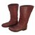 Yves Saint Laurent Boots Brown Leather  ref.17783