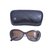 Cat-eye Chanel sunglasses Brown Plastic  ref.17989