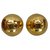 Céline Earrings Golden Metal  ref.18075