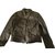 Zara Biker jackets Taupe Leather  ref.18125