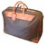 Céline Travel bag Brown Leather  ref.18974