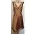 Autre Marque Kartalis Paris Seidenkleid A-Linie Bronze - Ansicht 7