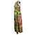 Autre Marque Farm Rio Langes Leinenkleid Tropisches Blumenmuster Mehrfarben - Ansicht 3