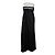 Autre Marque Annexe Trägerloses Seidenkleid Schwarz Weiß
