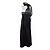 Autre Marque Annexe Trägerloses Seidenkleid Schwarz Weiß - Ansicht 6