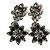 Autre Marque Set collana e orecchini Finery argento e strass neri - vista 2