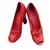 Autre Marque Heels Gant Red Leather  ref.19854