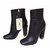 Fendi Studded boots Black Leather  ref.19880
