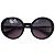 Calvin Klein 1201s gafas de sol extragrandes redondas negras