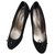 Autre Marque Tacones reqins Negro Gamuza  ref.19912