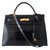 Kelly Hermès Handbags Black Exotic leather  ref.20408