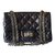 2.55 Chanel Handtaschen Schwarz Leder  ref.20463