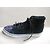 Gorgeous Vans in camoscio imbottito nero e graziose scarpe da ginnastica alte unisex in tessuto multicolor - vista 4