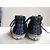 Gorgeous Vans in camoscio imbottito nero e graziose scarpe da ginnastica alte unisex in tessuto multicolor - vista 5