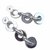 Hermès Earrings Vertige Argent 925 Silvery Silver  ref.20609