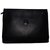 Trussardi Bolsa de embrague Negro Cuero  ref.20643