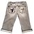Autre Marque Short jeans J & COMPANY Cinza com Estampa de Crânios - vista 2