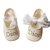 Baby Dior Chaussons Coton Blanc  ref.20665