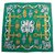 Hermès Silk scarves Green  ref.20777