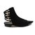 Chanel Ankle boots Black Suede Patent leather  ref.21099