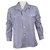 Comme Des Garcons Chemise à rayures Coton Blanc Bleu  ref.21151