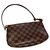 Louis Vuitton Clutch-Taschen Braun Leinwand