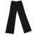 Chloé Pants Black Silk Wool  ref.21200