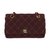 Timeless Chanel Handbags Dark red Tweed  ref.21460