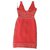 Herve Leger Vestito Corallo Raggio  ref.21473