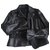 Balenciaga Biker jackets Black Leather  ref.21665
