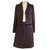 Chanel Pre-Fall 2001 Skirt Suit Purple Wool  ref.21757