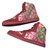 Gucci High tops in size 36 Red Leather  ref.21810