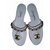Chanel Sandals White Leather  ref.21906