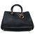 Christian Dior Handbag Black Leather  ref.21985