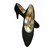 Chanel Heels Black Cloth  ref.22191