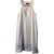 Antik Batik Kleid Weiß Baumwolle  ref.22232