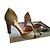Sergio Rossi Pumps aus beige Leder und Python 35 - Ansicht 2