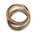 Cartier Ring Semainier Silvery Pink Golden White gold Yellow gold Pink gold  ref.22458