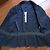 Giacca Lanvin in seta blu a righe - vista 5