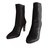 Chanel Boots Black Leather  ref.23037