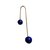 Asherali Knopfer Orecchini Blu - vista 2