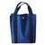 Hermès Handtasche Blau Leinwand  ref.23181