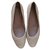 Hermès Zapatillas de ballet Beige Cuero  ref.23182