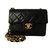 Chanel Mini Timeless Black Leather  ref.23296