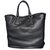 Prada BN2419 sacola de couro preto fenix vitello / bolsa de ombro  ref.23394