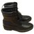 Yves Saint Laurent Boots Black Leather  ref.23446