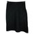Burberry falda asimétrica Negro Algodón  ref.23662